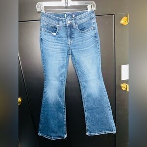 Lucky Brand Women's Low Rise Flared Jeans Classic Mid Wash